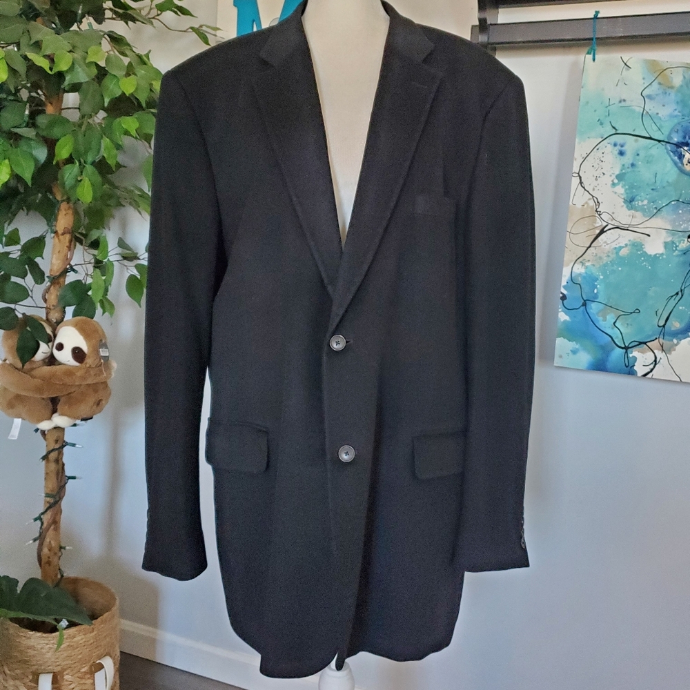 PRONTO UOMO COUTURE 100% Cashmere Blazer Sportcoat Lux 48 Xlong
